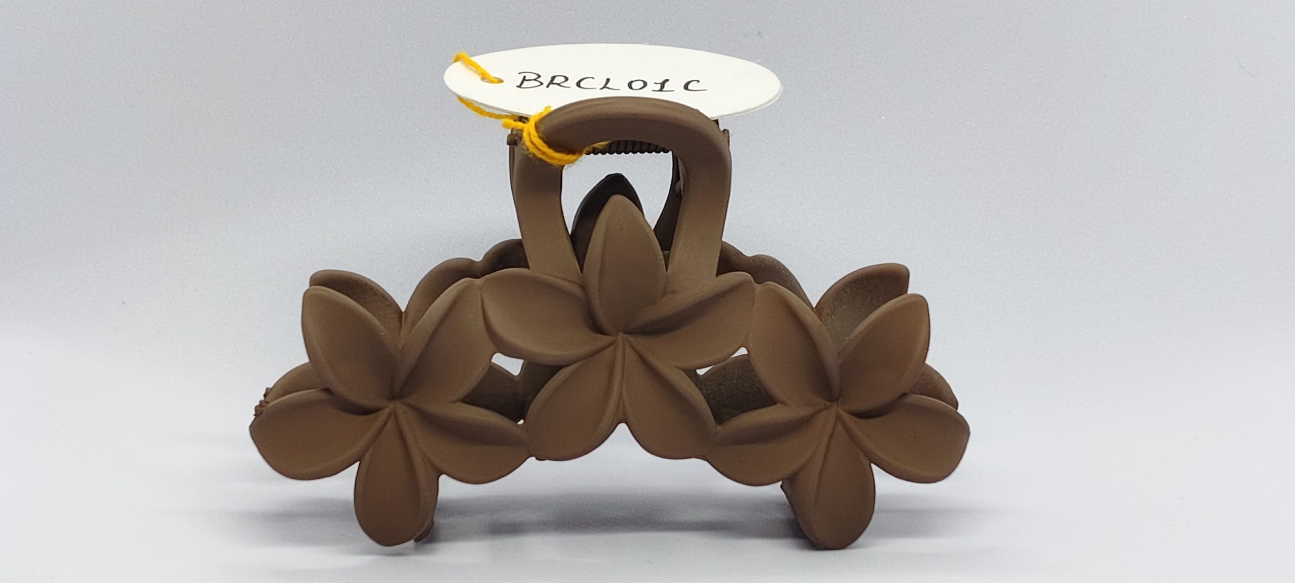 Light brown flower Clutch